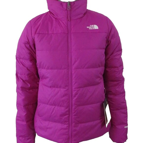 The North Face Women’s Minoqua Down Insulated Puffer Jacket MULBERRY PINK XS NWT - Picture 2 of 7